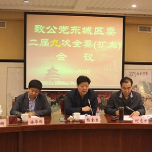 致公党东城区委召开二届九次全委（扩大）会议