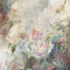 何子歌书画作品-静待花开