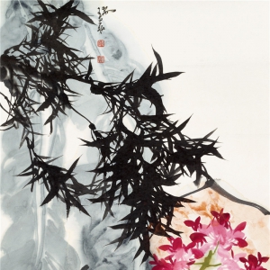 吉瑞森书画作品-深谷幽兰