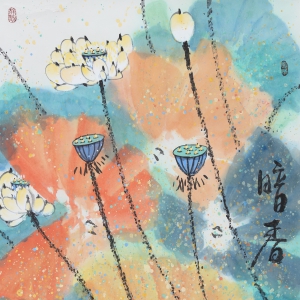 贾绍昌《暗香》国画