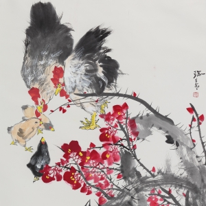 吉瑞森《大吉图》国画