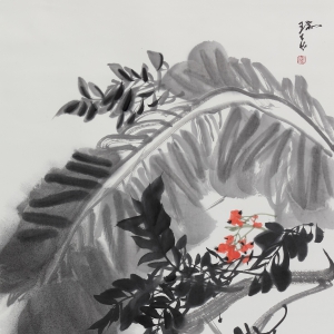 吉瑞森《鼠报平安》国画