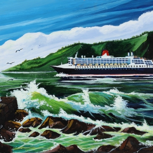 杨尊伟《启航》油画