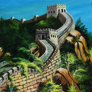 杨尊伟《长城》油画