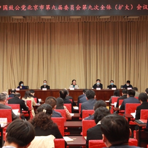 致公党北京市委召开九届九次全委（扩大）会议