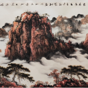 林发钏：祥雲涌起霜林秀