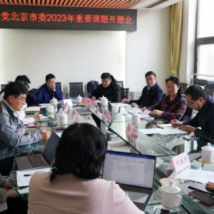 闫傲霜主持召开致公党北京市委2023年重要课题开题会