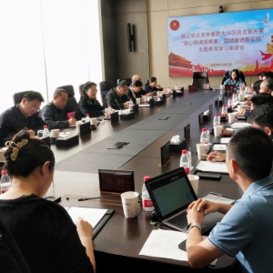 闫傲霜带队赴大兴区总支部开展主题教育调研