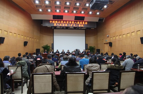 致公党北京市第八届委员会第八次全体（扩大）会议在京召开<br>李昭玲主委代表常委会作2013年工作报告
