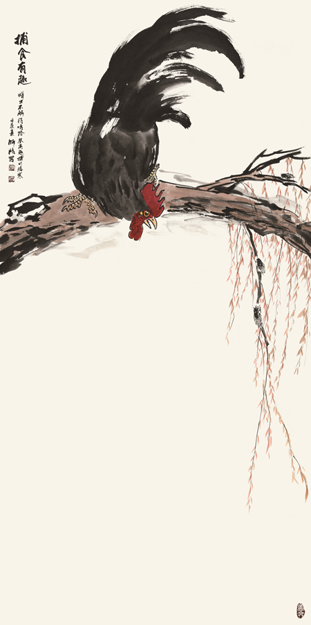 捕食有趣纸本136cm68cm_副本.jpg
