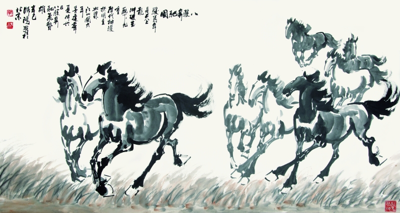 师鸿：八骏奔驰.jpg